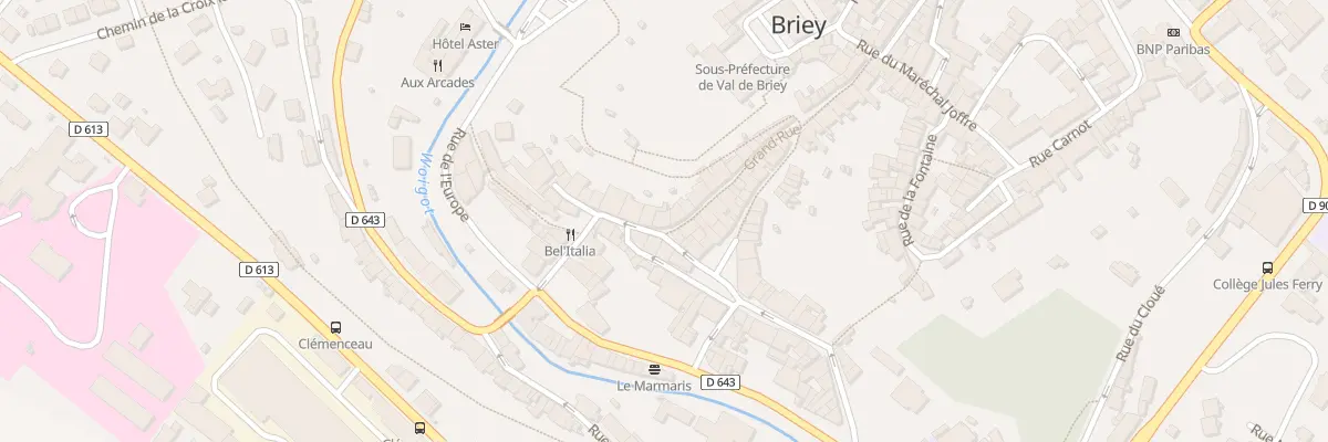 Plan du 38 Grand Rue à Val de Briey