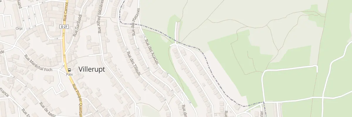 Plan du 4 Rue des Chênes à Villerupt