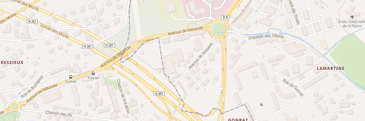Plan du 73 Av de Bassens à Bassens