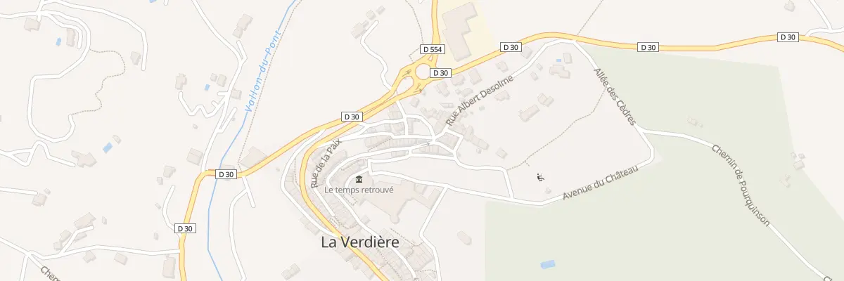 Plan du 5217 L’Hubac à La Verdière