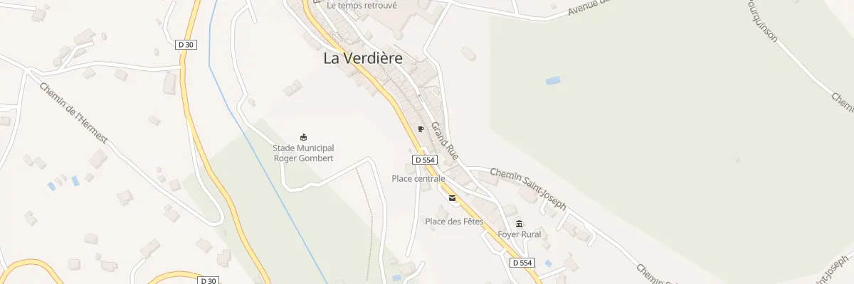 Plan du 10 Rue sous Ville à La Verdière