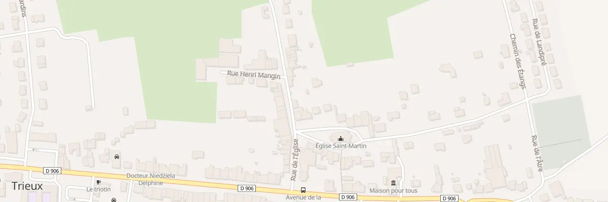 Plan du 3 Pl de l’Eglise à Trieux