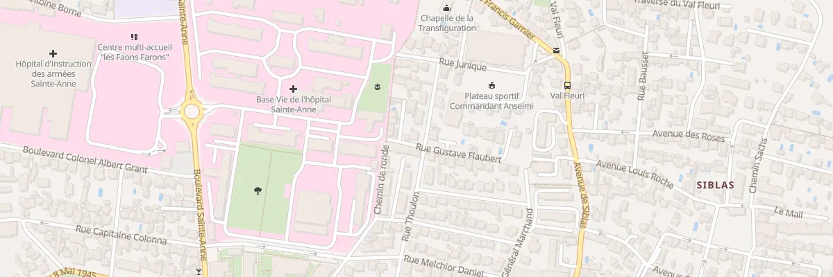 Plan du 207 Rue Thoulon à Toulon
