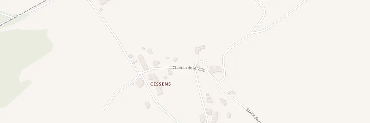 Plan du 220 Che de la Villa à Savigny