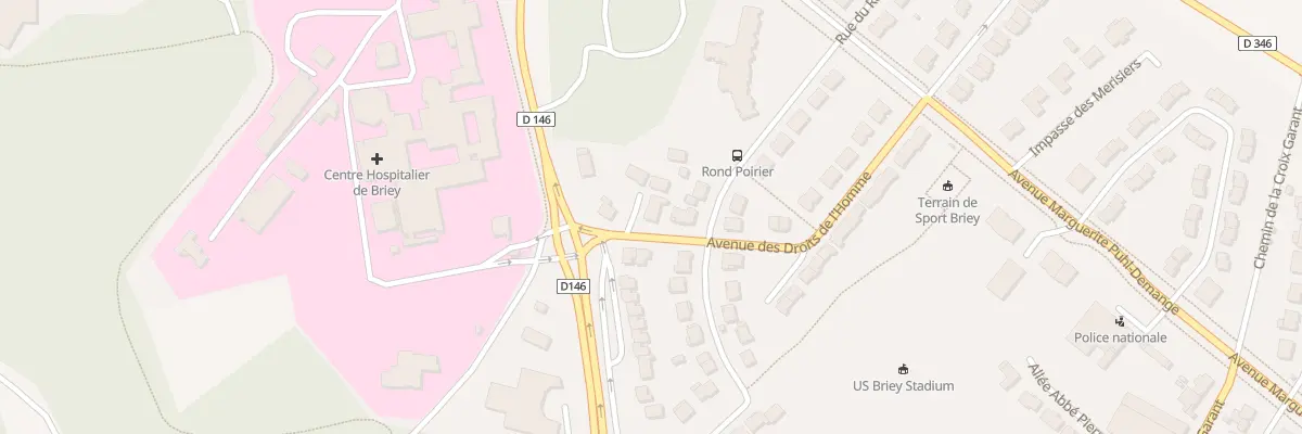 Plan du 3 Av des Droits de l’Homme à Val de Briey