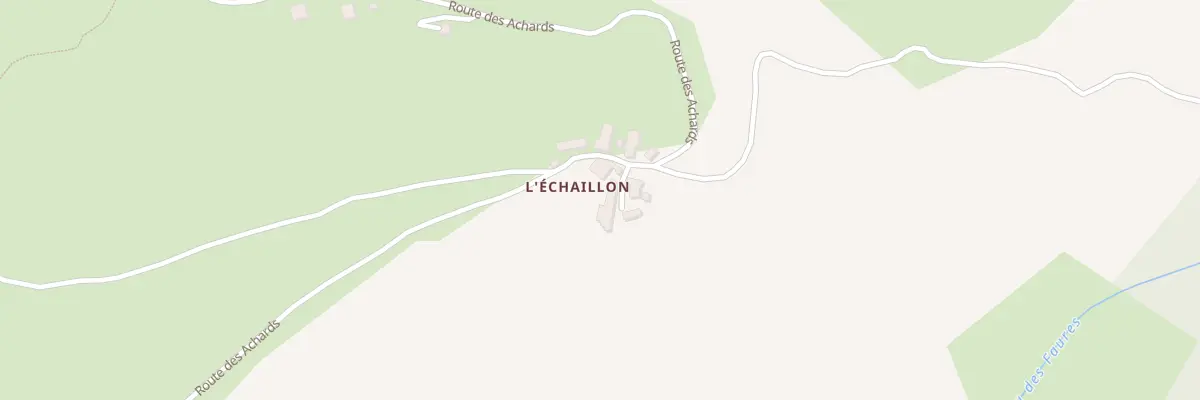 Plan du 5009 L’Echaillon aux Côtes-de-Corps