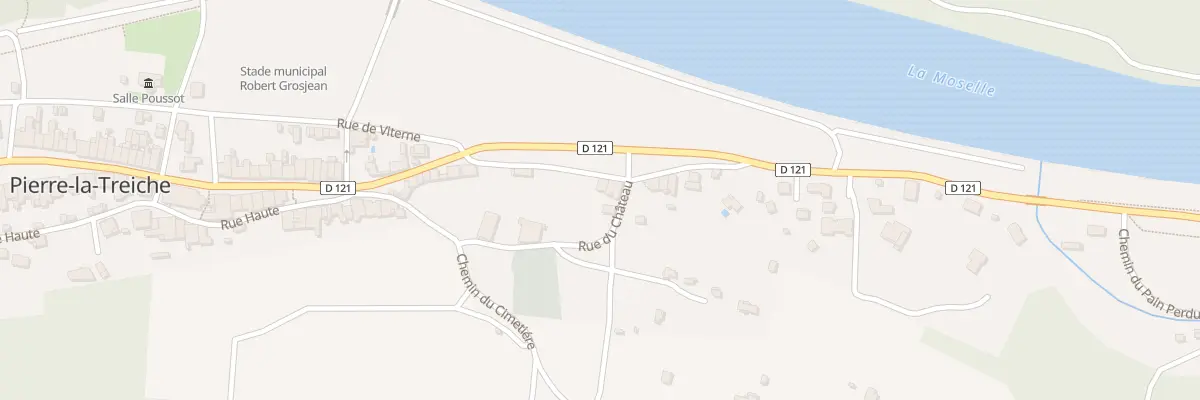 Plan du 13 Rue sous les Roches à Pierre-la-Treiche
