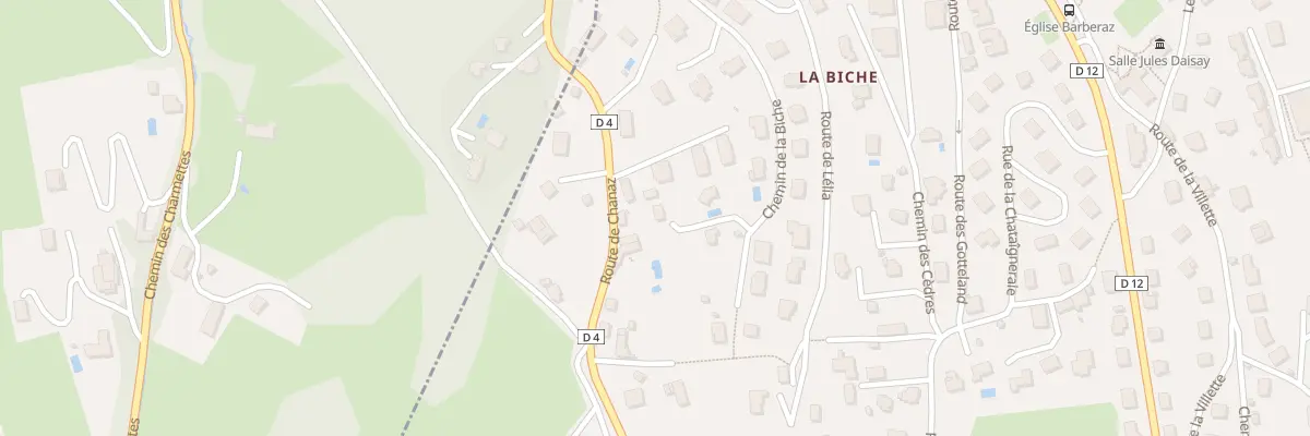 Plan du 773 Rte de Chanaz à Barberaz