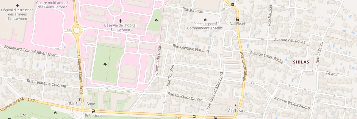 Plan du 170 Rue Thoulon à Toulon