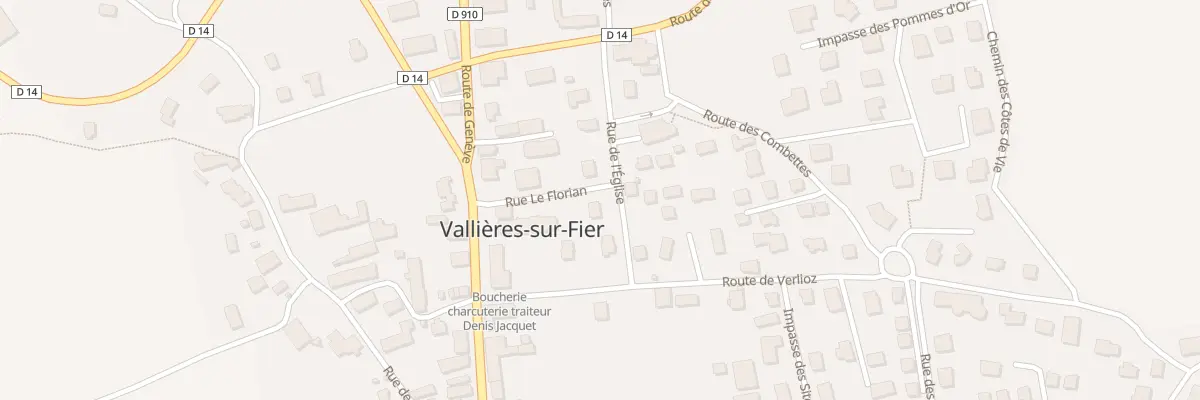 Plan du 126 Rue de l’église à Vallières-sur-Fier