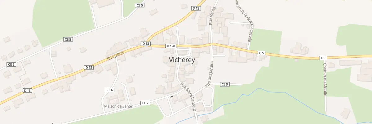 Plan du 5 Rue Saint-Laurent à Vicherey