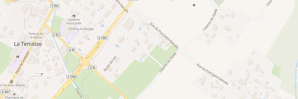 Plan du 26 Che du Stade à La Terrasse