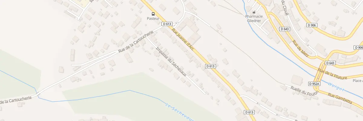 Plan du 16 Rue Jeanne d’Arc à Val de Briey