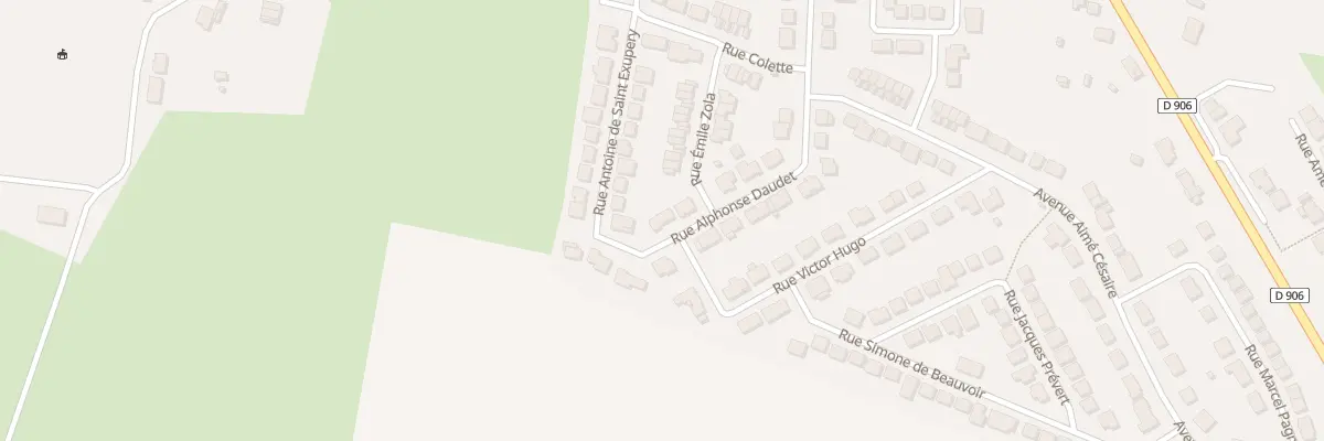 Plan du 12 Rue Alphonse Daudet à Trieux