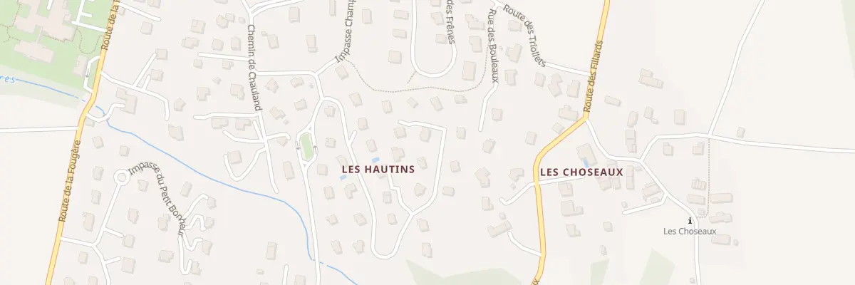 Plan du 783 Rue des Hautins à Grésy-sur-Aix