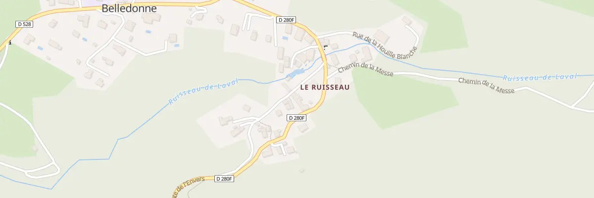 Plan du 77 Che du Ruisseau à Laval-en-Belledonne