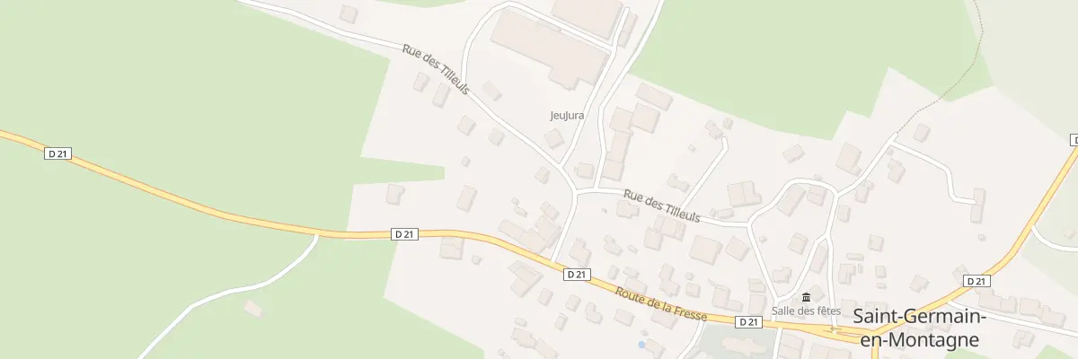 Plan du 5 Rue des Tilleuls à Saint-Germain-en-Montagne