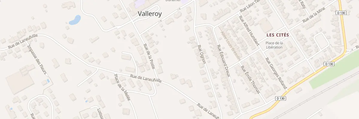 Plan du 66 Rue de Laneufville à Valleroy