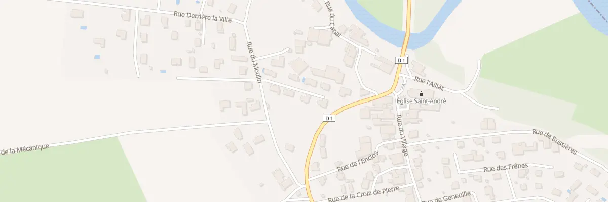 Plan du 6 Rue des Perrières à Cussey-sur-l’Ognon