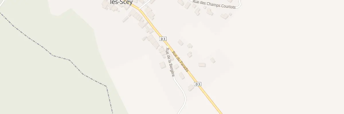Plan du 7 Rue du Paradis à La Neuvelle-lès-Scey