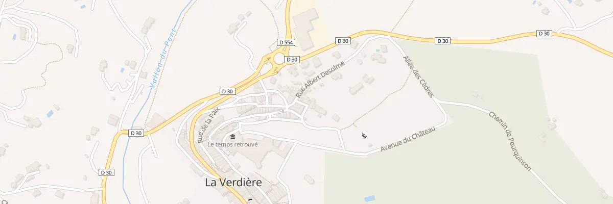 Plan du 5584 L’Hubac à La Verdière