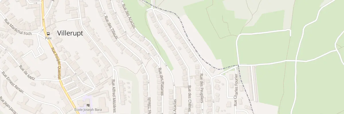Plan du 18 Rue des Chênes à Villerupt