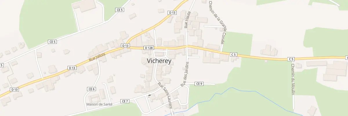 Plan du 3 Rue Saint-Laurent à Vicherey