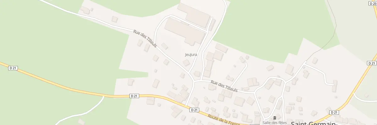 Plan du 8 Rue des Tilleuls à Saint-Germain-en-Montagne