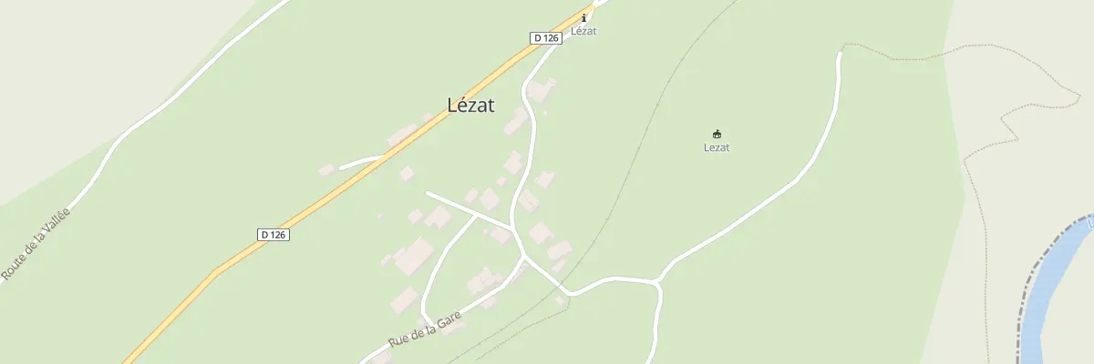 Plan du 7 Rue de la Gare Lezat à Hauts de Bienne