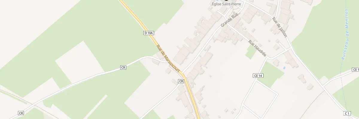 Plan du 1 Gr Grande Rue à Avrainville