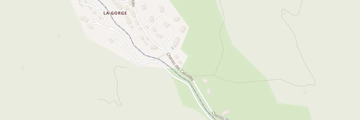 Plan du 309 Che des Cascades à Sainte-Agnès