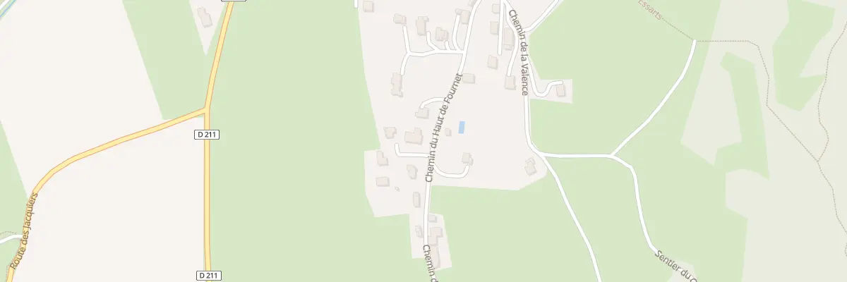 Plan du 332 Che du Haut de Fournet à Méry