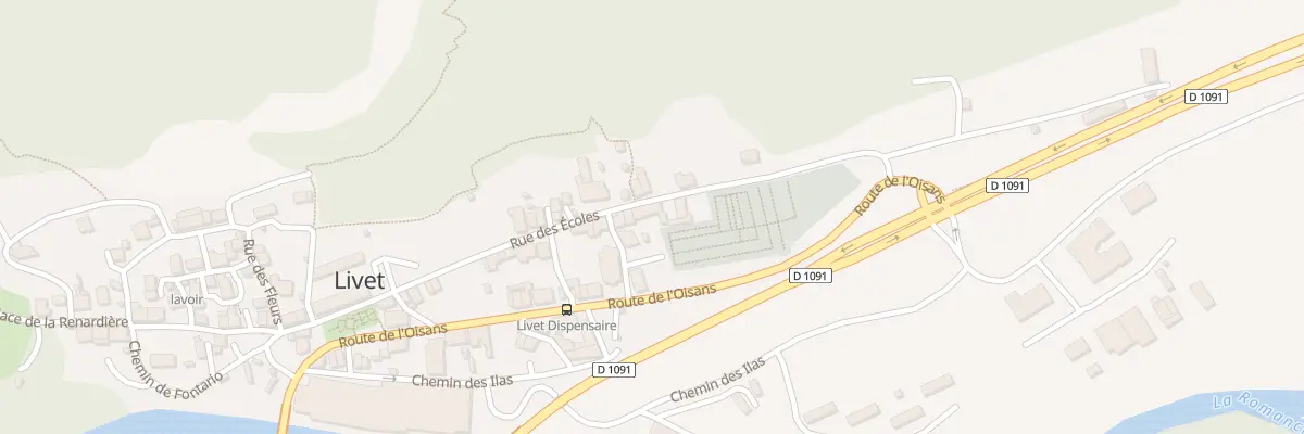 Plan du 28 Rue des Ecoles à Livet-et-Gavet
