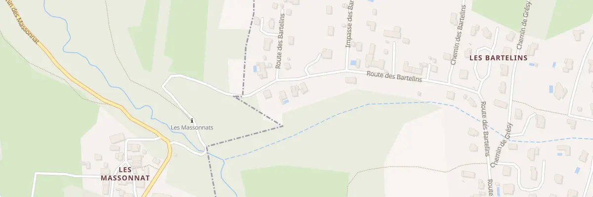 Plan du 685 Rte des Bartelins à Pugny-Chatenod
