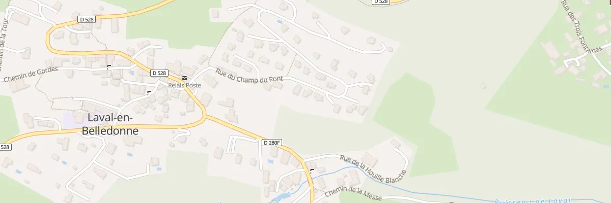 Plan du 216 Rue du Champ du Pont à Laval-en-Belledonne