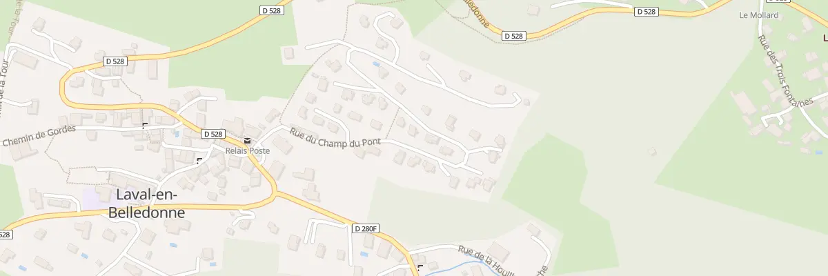 Plan du 365 Rue du Champ du Pont à Laval-en-Belledonne