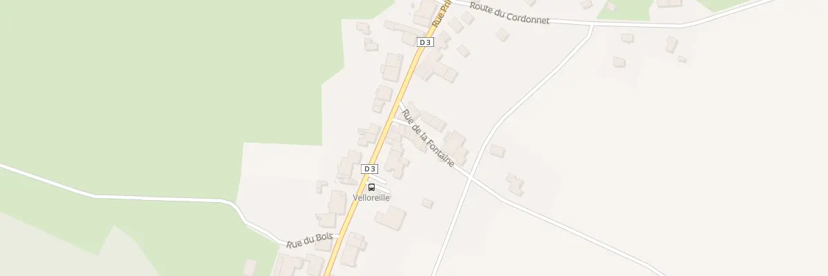 Plan du 6 Rue de la Fontaine à Bonnevent-Velloreille