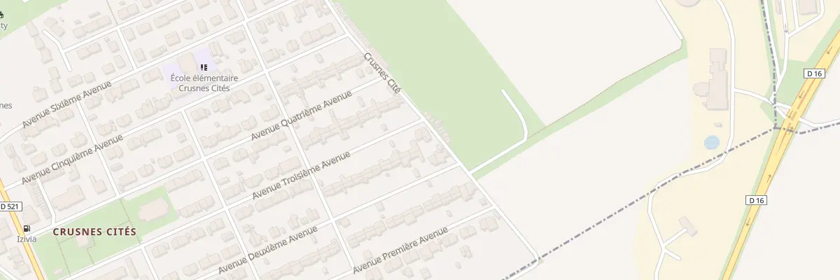 Plan du 58 Av Troisième Avenue à Crusnes