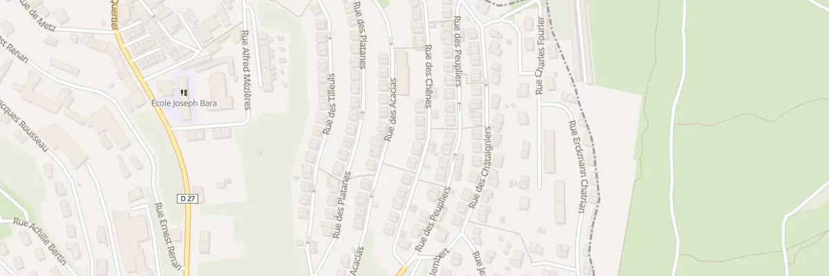 Plan du 36 Rue des Chênes à Villerupt