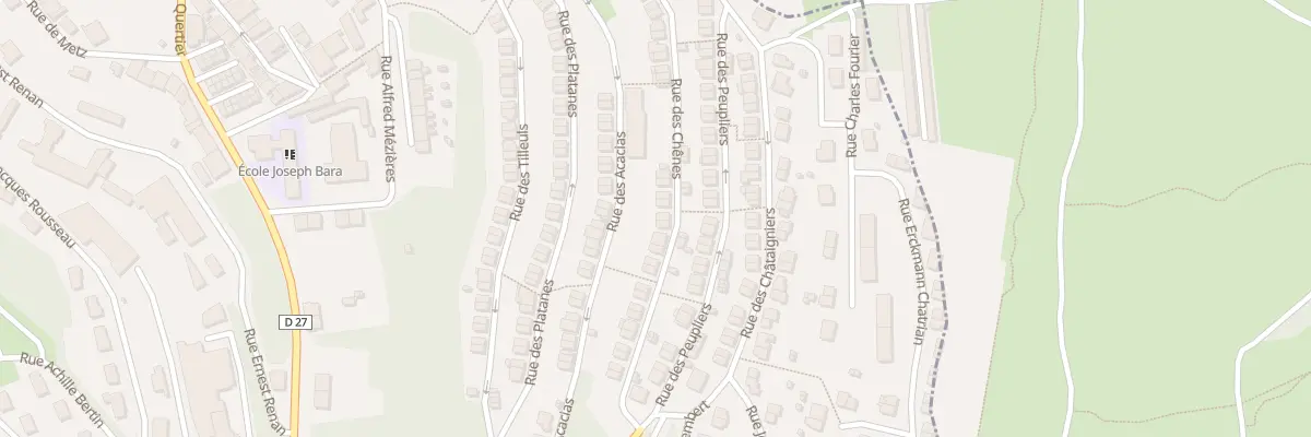 Plan du 35 Rue des Chênes à Villerupt