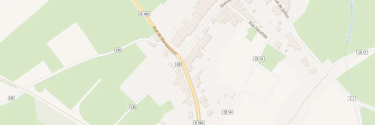 Plan du 1 Rue de Toul à Avrainville