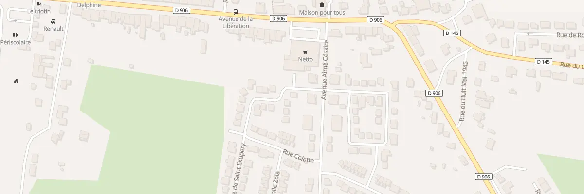 Plan du 1 Rue Honore de Balzac à Trieux
