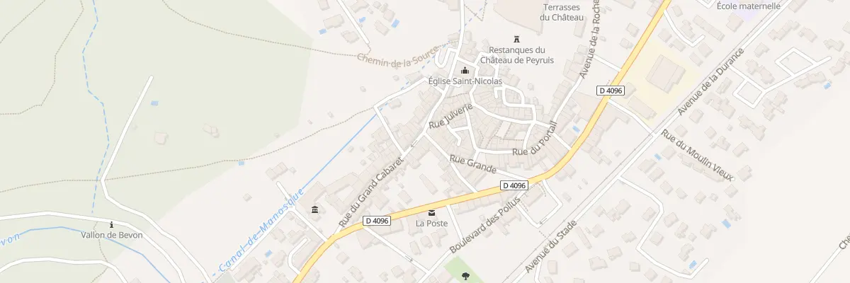 Plan du 129 Rue Grande à Peyruis