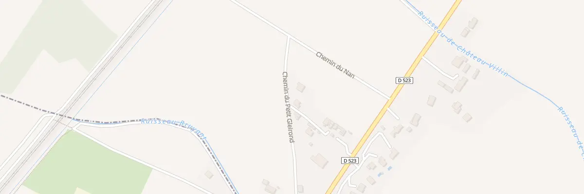 Plan du 213 Che du Petit Gleirond à La Pierre