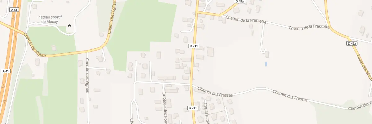 Plan du 23 Rte des Chaffardons à Mouxy