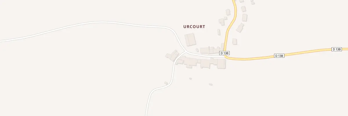 Plan du 4 Urcourt à Bruville