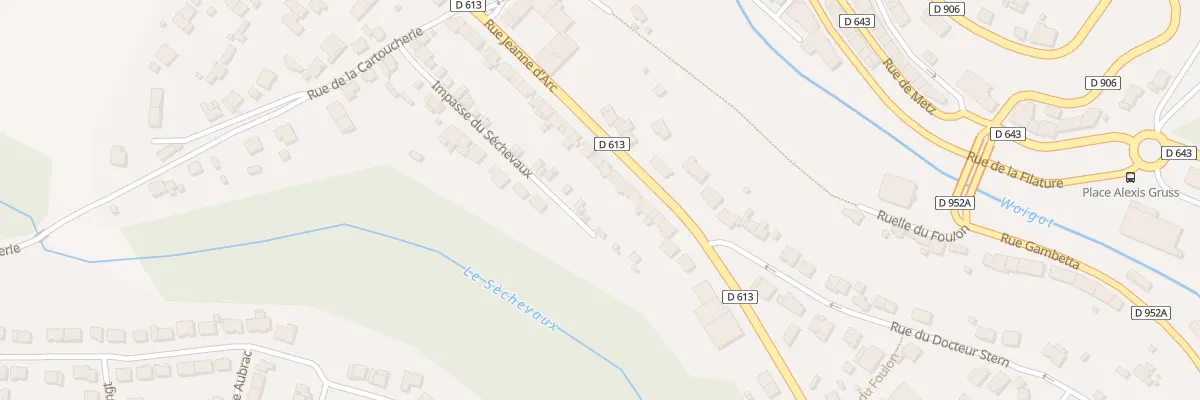 Plan du 32 Rue Jeanne d’Arc à Val de Briey