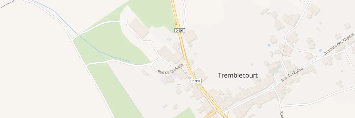 Plan du 4 Rue de la Mairie à Tremblecourt