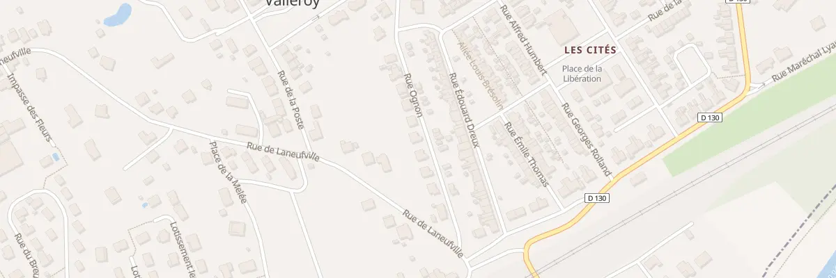 Plan du 8 Rue Ognon à Valleroy