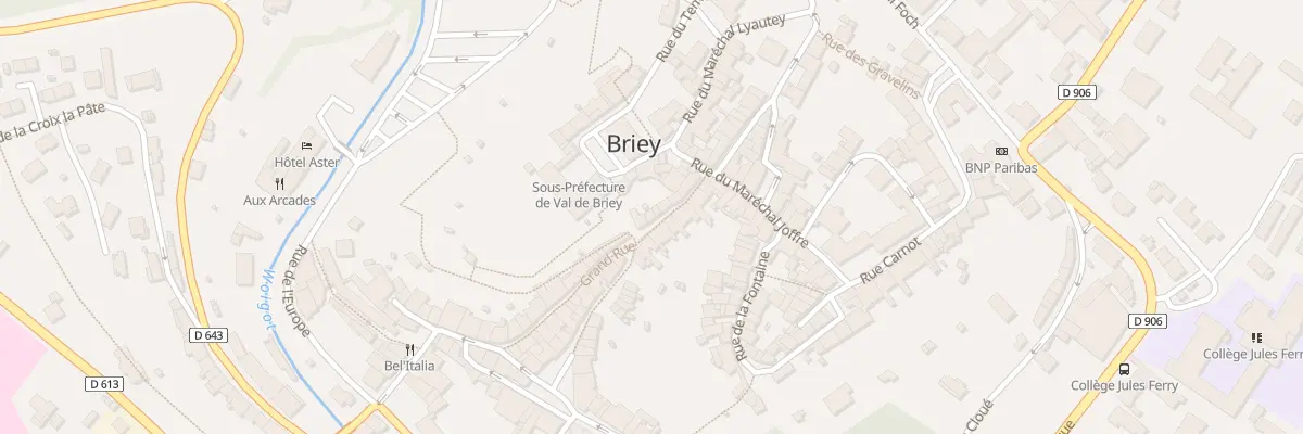 Plan du 8 Gr Grand Rue à Val de Briey